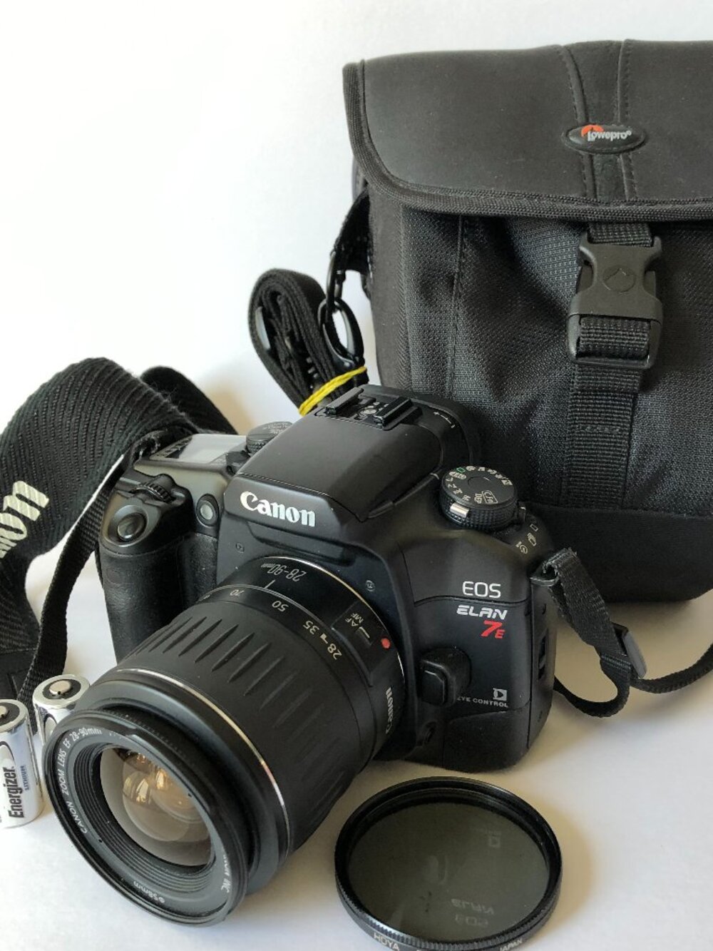 MINT Canon EOS 7 ELAN 7E 35mm Film Camera EF 50mm F/1.8 II From JAPAN